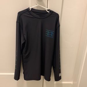 Boys size 8 Billabong long sleeve rash guard